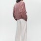Speckled Crewneck Sweater, Malva