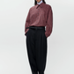 Checked Oversized Shirt, Orange/Black
