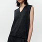 Silk & Wool Flecked Waistcoat
