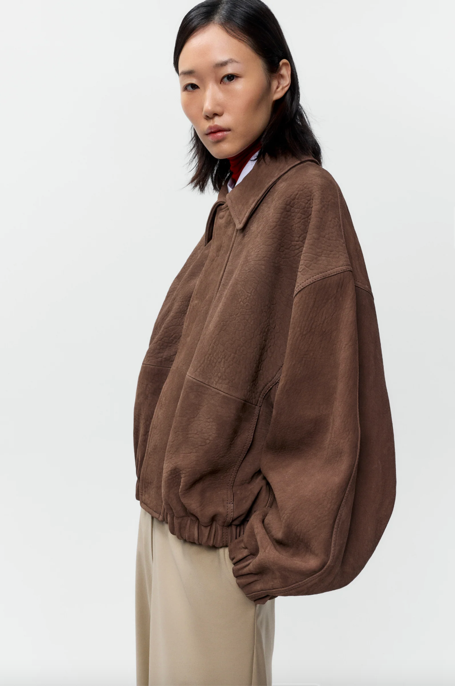 Nubuck Bomber Jacket