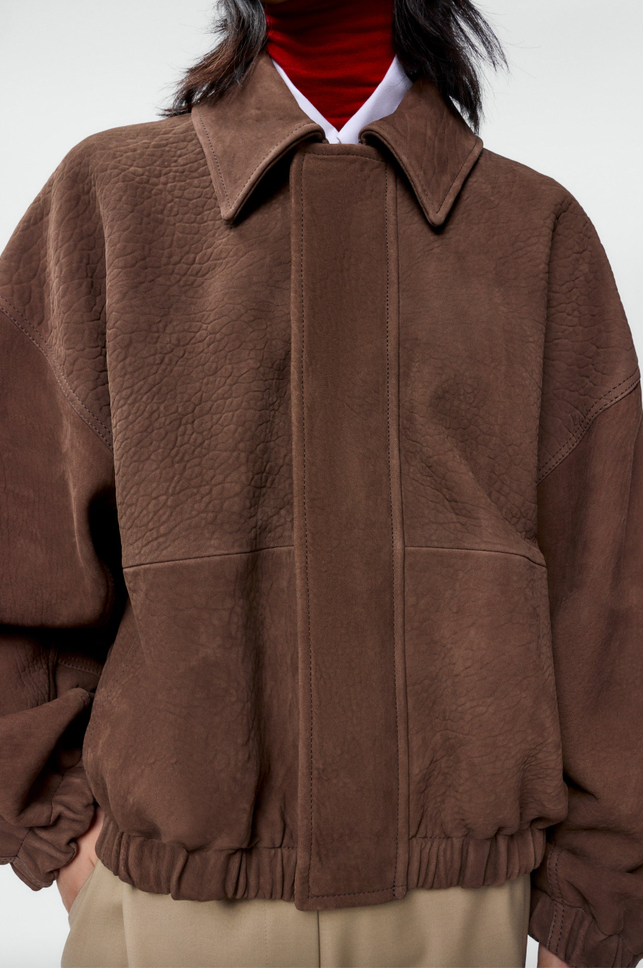 Nubuck Bomber Jacket