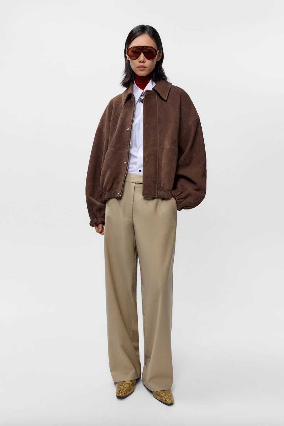 Nubuck Bomber Jacket