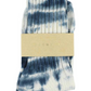 Women's Tie Dye Socks, Off White & Graphite