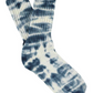 Women's Tie Dye Socks, Off White & Graphite