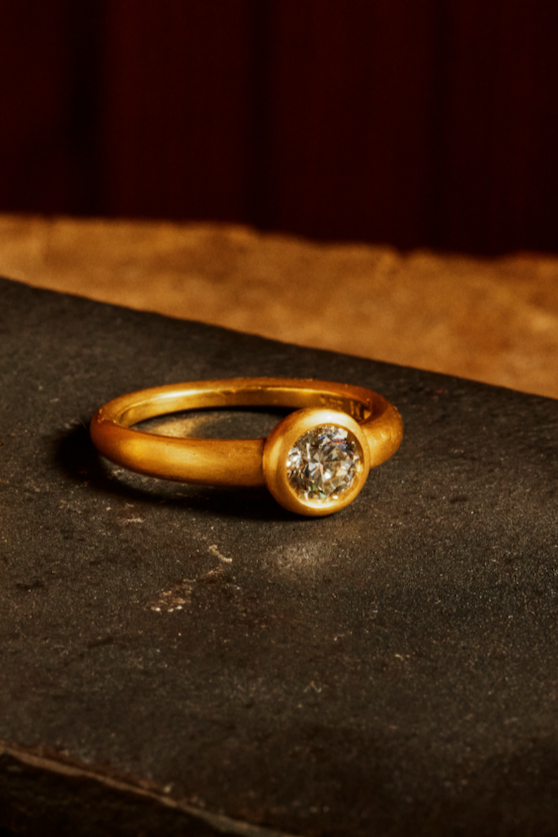 .72ct Diamond 22K Gold Ring