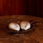 Bird's Nest with Eggs, Salt & Pepper Server