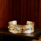River Cuff, Opal, Moonstone, Tanzanite, Diamonds