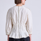Rocca Pleat Top, Cream