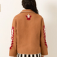 Western Cactus Bloom Jacket, White Cactus