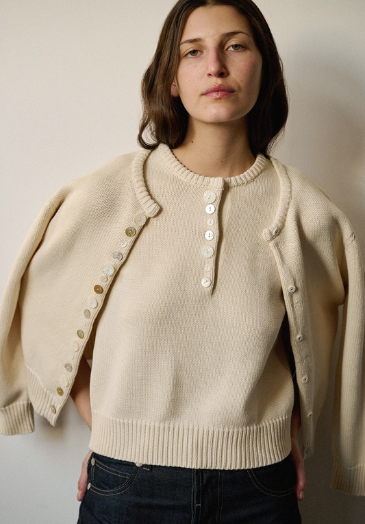 Soleil Cardigan, Natural