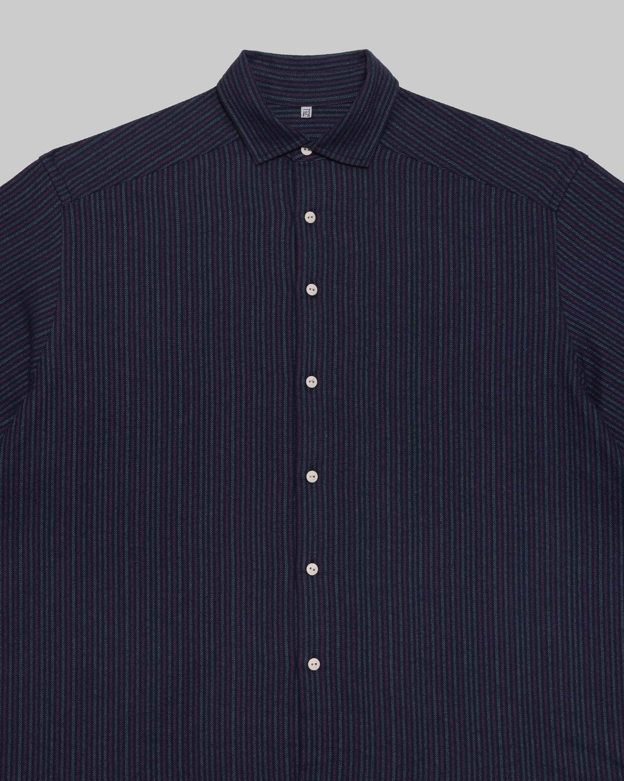 Claude Shirt, Purple Stripe