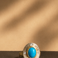 Sleeping Beauty Turquoise Ring SS/18KG