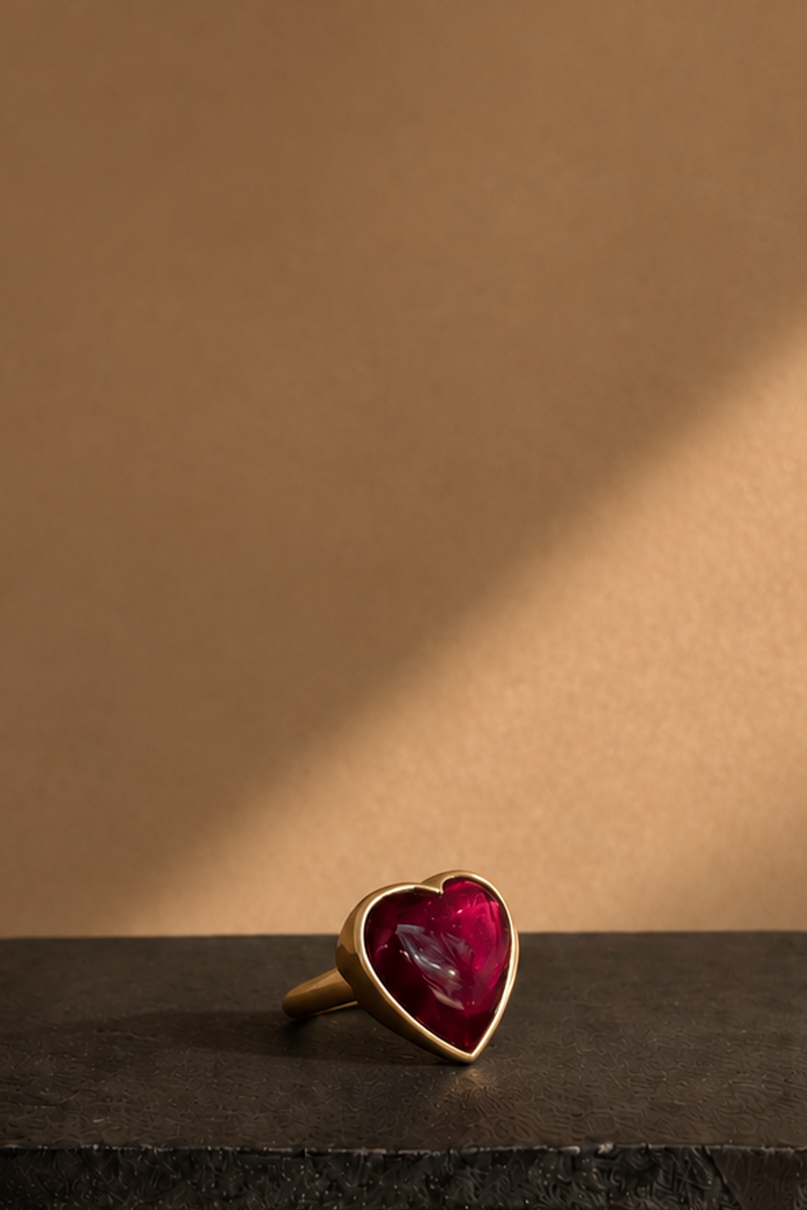 Rubelite Tourmaline 18KG Ring