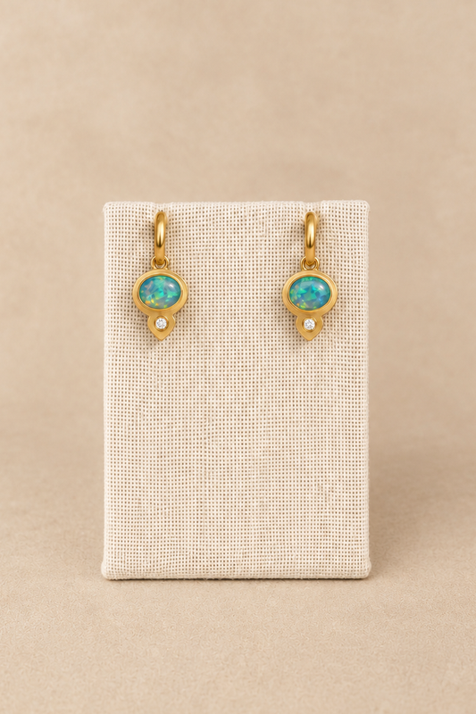 Australian Opal Earrings
