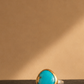 Small Campitos Turquoise Ring, Sterling Silver