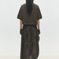 Cotton Stitched Top, Brown