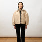 Wesley Jacket, Almond Boiled Wool