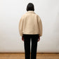 Wesley Jacket, Almond Boiled Wool