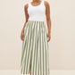 Athena Pant, Forest Stripe