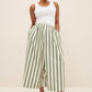 Athena Pant, Forest Stripe