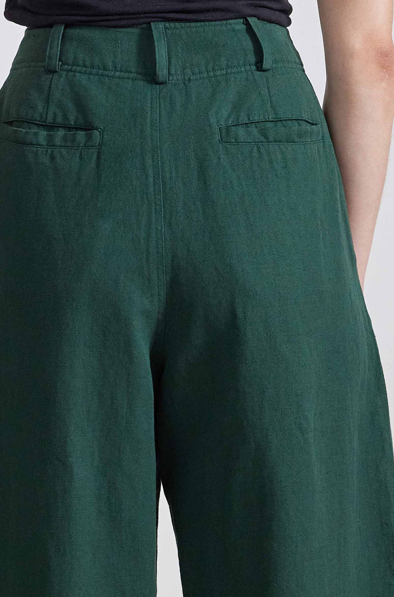 Bari Cropped Trouser, Forest