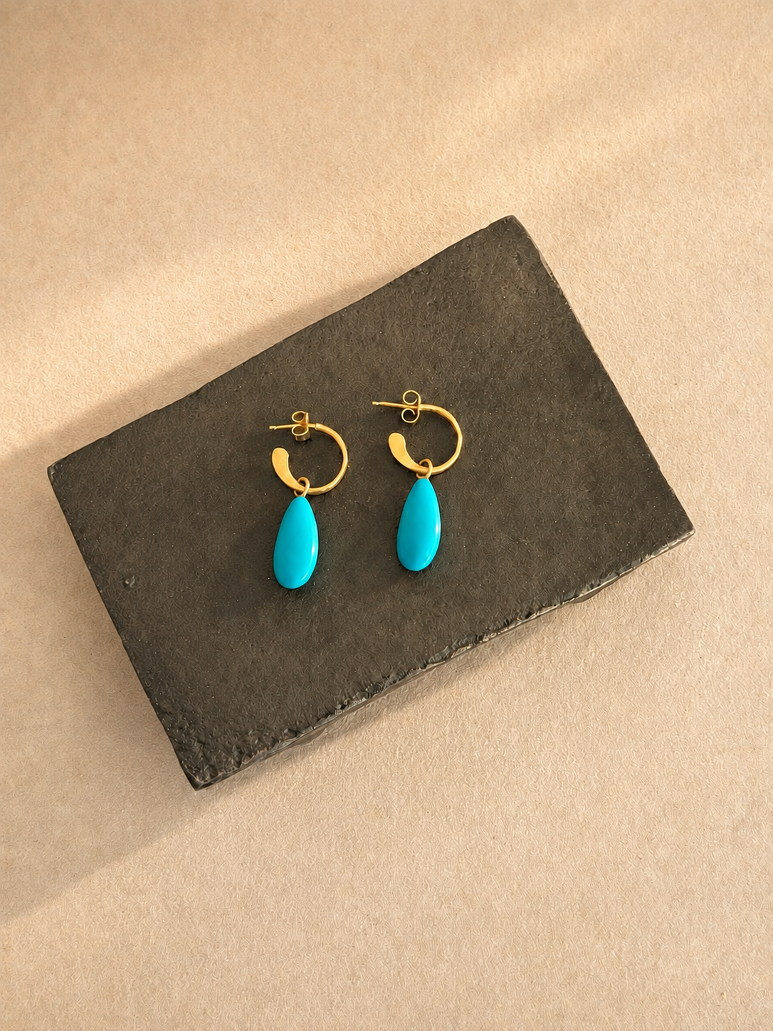 Sleeping Beauty Turquoise Earrings