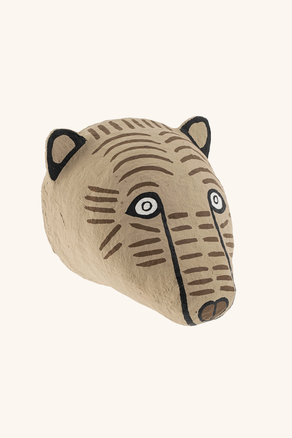 Bear, Cotton Mache Wall Trophy