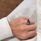 London Blue Topaz 18KG & Sterling Silver Ring
