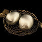 Bird's Nest with Eggs, Salt & Pepper Server