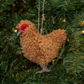 Brown Hen Ornament