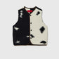 Wool & Mohair Blotch Waistcoat