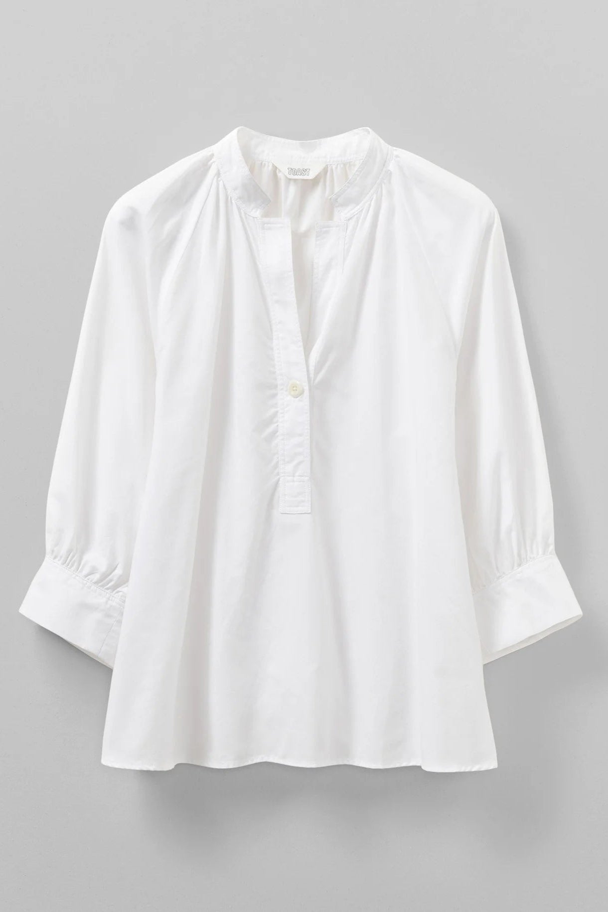 Catrin Cotton Oxford Easy Shirt, White