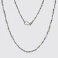 18" Rosary Chain: White Pearl SS