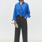 Denim Straight Pant, Black