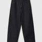 Denim Straight Pant, Black