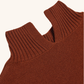 Nana Turtleneck Merino Wool Sweater, Tobacco