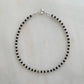 Check Cube Necklace 18"