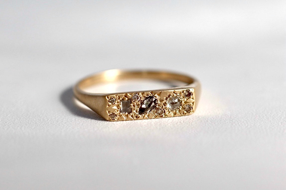 Dusted Diamond Ring