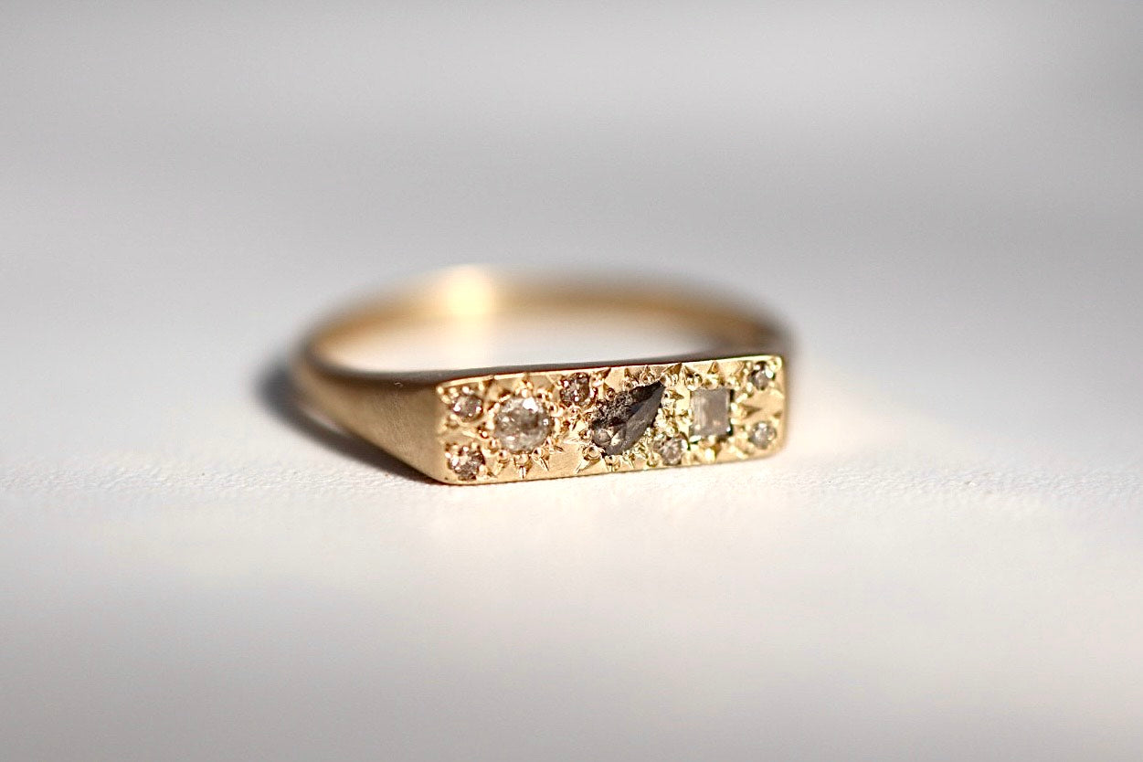 Dusted Diamond Ring