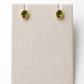 Peridot Studs in 18KG & Sterling Silver