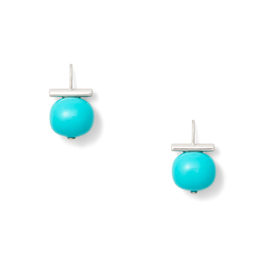 CC Pebble Medium: Turquoise Sterling
