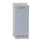 Happy Birthday No. 60: Powder Blue Card