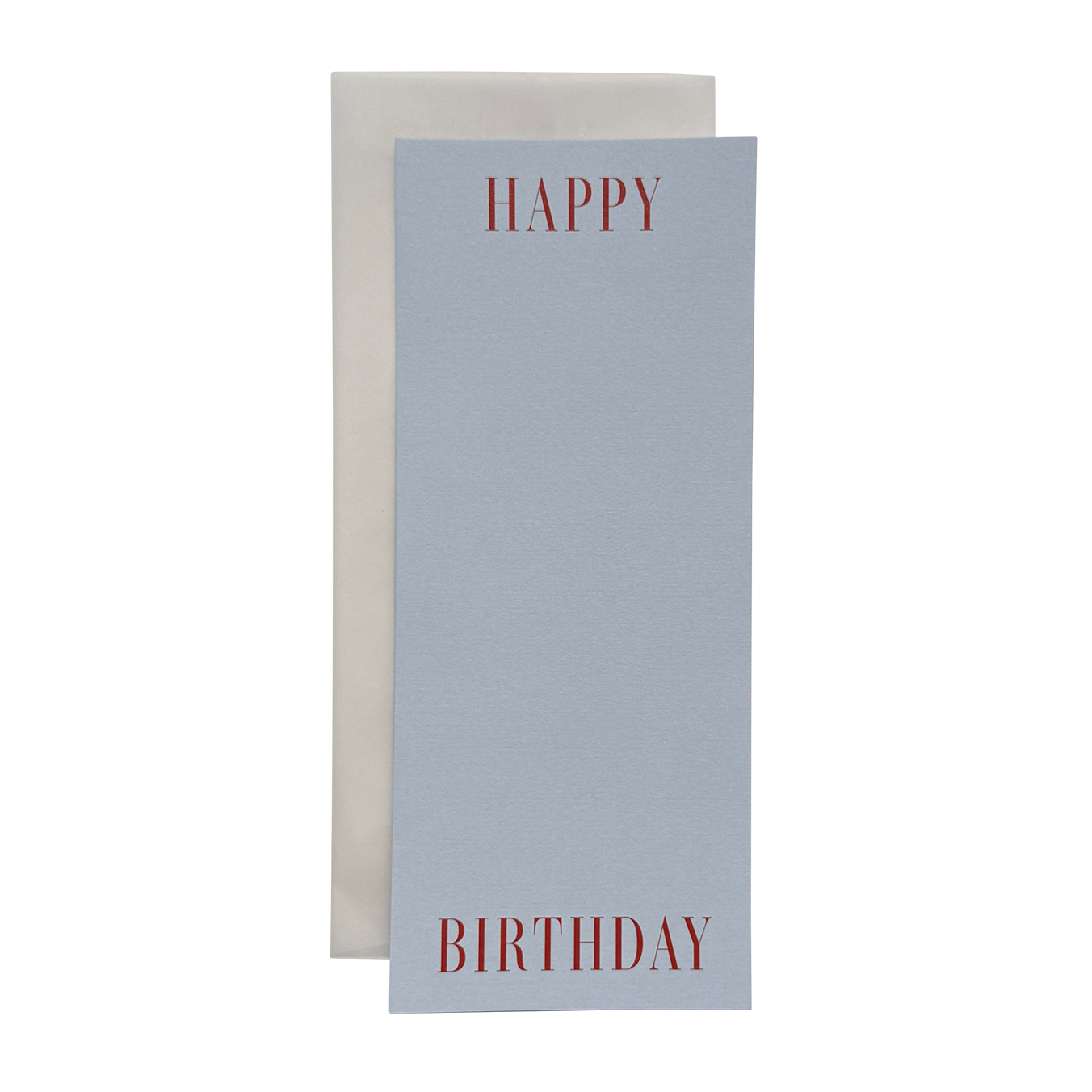 Happy Birthday No. 60: Powder Blue Card