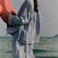 Linen Oversized Shirt, Egg Blue