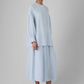 Linen Oversized Shirt, Egg Blue