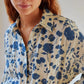Francine Shirt, Floating Floral Linen