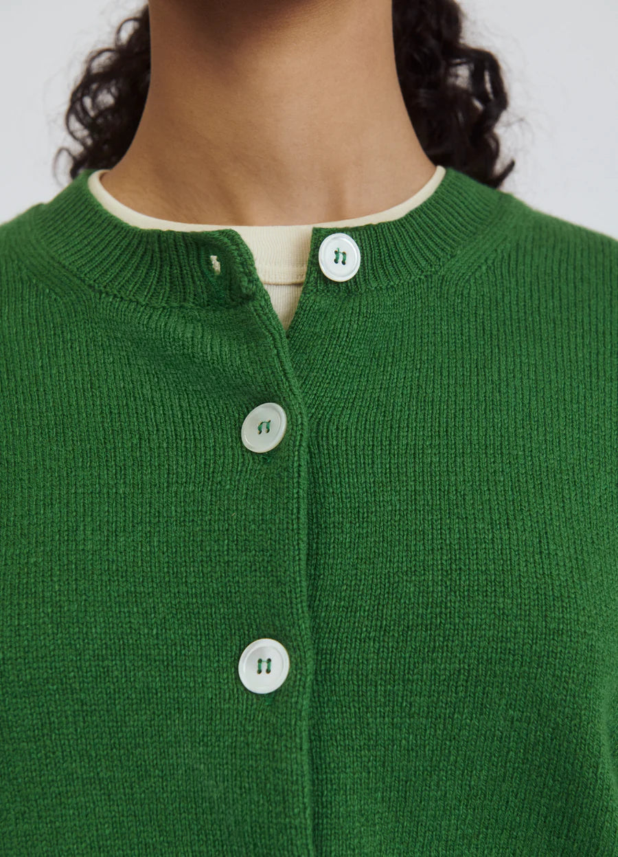 Ada Crewneck Cardigan, Pagoda Green – SOTE | Spirit of the Earth