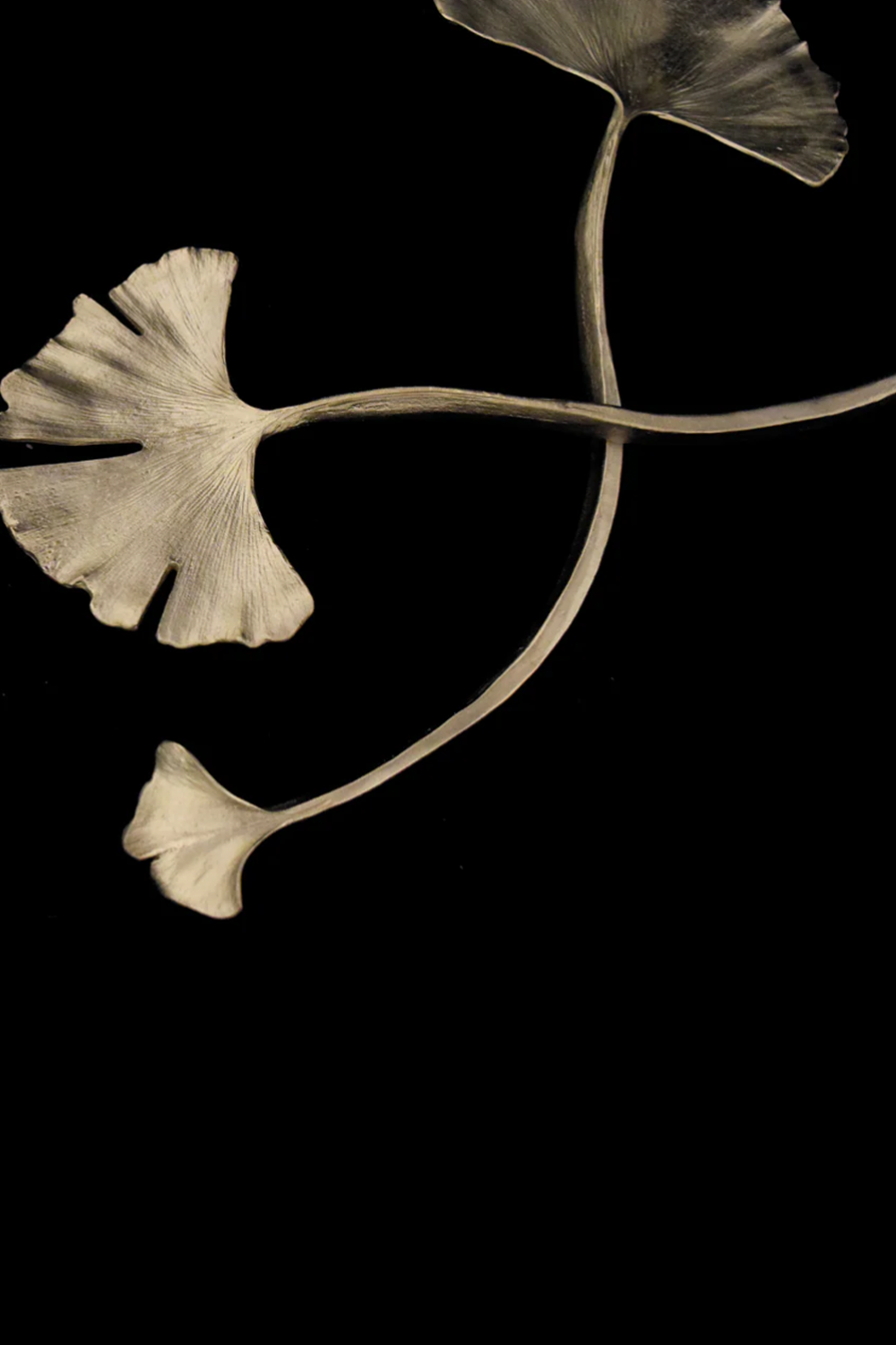 Ginkgo Serving Set, Silver