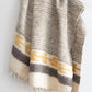 TradItional Momo Blanket- Grey & Gold