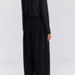 Corduroy Wide Pants, Dark Grey